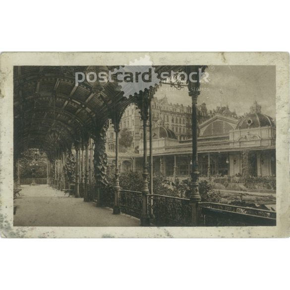 1926 - Karlsbad. Városi park. Fotólap, képeslap. (2791022)