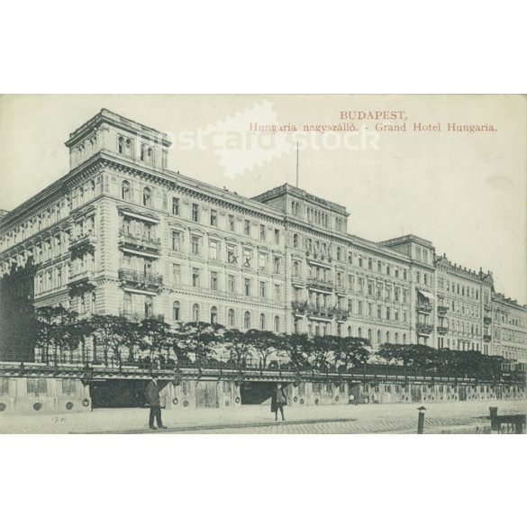 1912 - Budapest. Hungária nagyszálló. Fotólap, képeslap. (2791035)