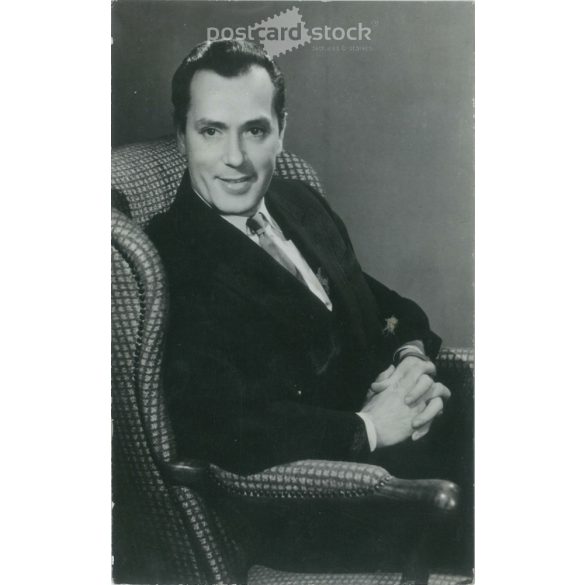 1956 - Benkő Gyula színész. Fotólap, képeslap. (2791126)