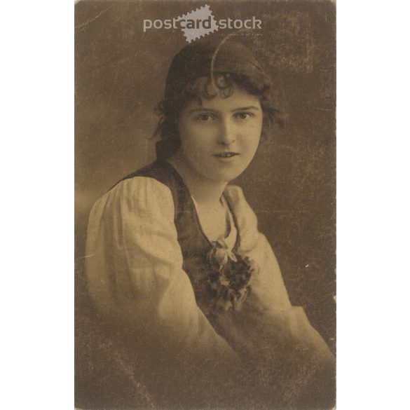1927 - Romantikus képeslap, fotólap. (2791160)
