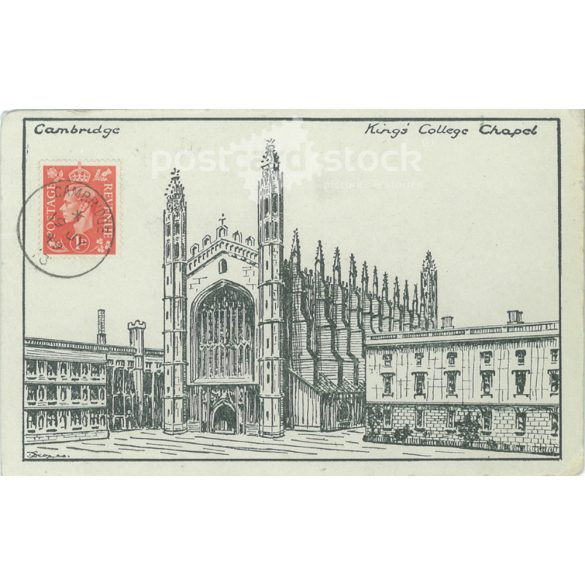 1949 - Cambridge. Képeslap. (2791177)