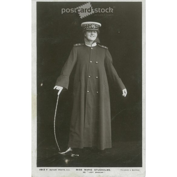 1905 - Miss Marie Studholme színésznő. Fotólap, képeslap. (2791190)