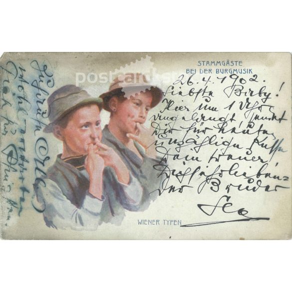 1902 - Várzene bécsi stílusban. Képeslap. (2791194)