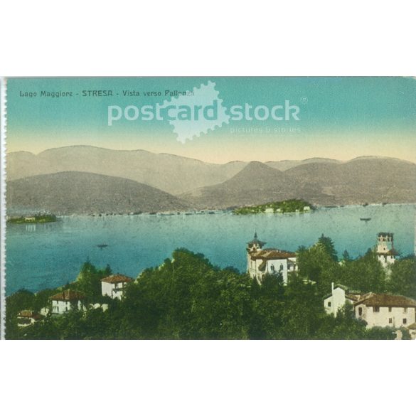 STRESA - Lago Maggiore. Színezett fotólap, képeslap. (2791205)