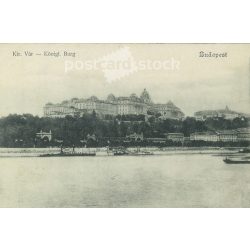   1905 - Budapest. Királyi Vár. Fotólap, képeslap. (2791241)