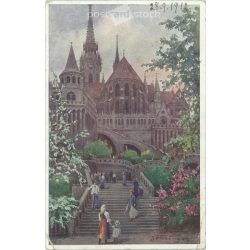 1912 – Budapest. Halászbástya. Képeslap. (2791260)