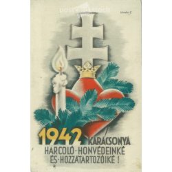 1942 - Karácsonyi üdvözlet. Üdvözlőlap. (2791280)