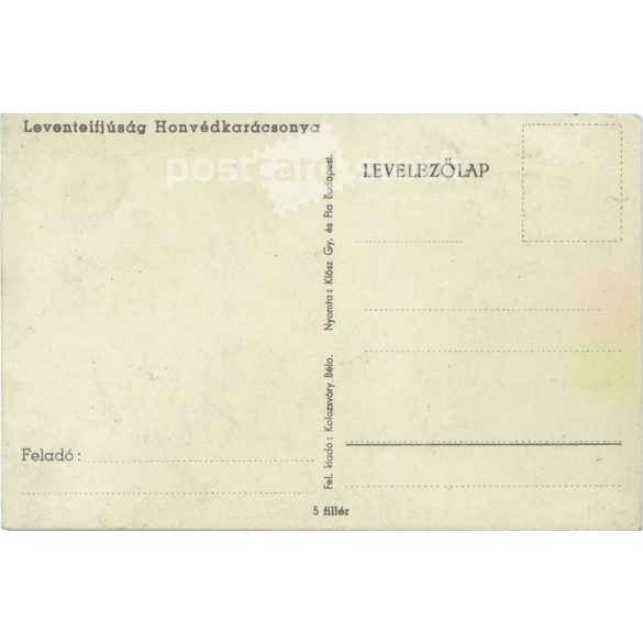 1942 - Karácsonyi üdvözlet. Üdvözlőlap. (2791280)