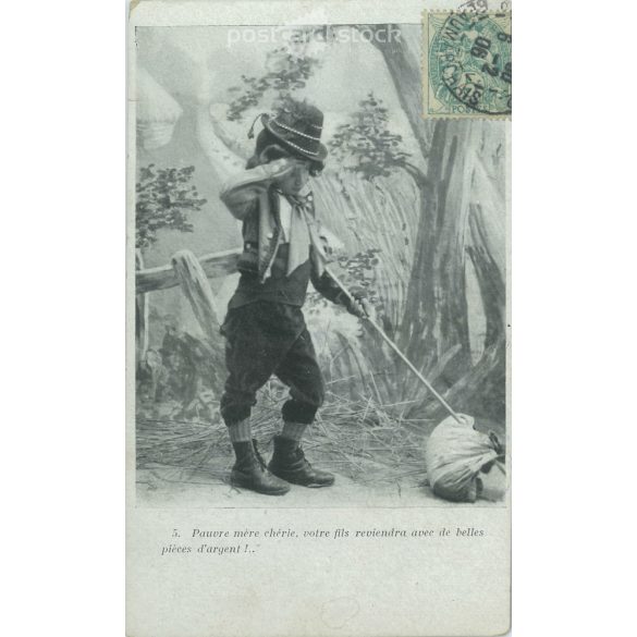 1906 - Francia. Romantikus képeslap. (2791291)