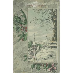 1907 - Német. Újévi Üdvözlet. (2791301)