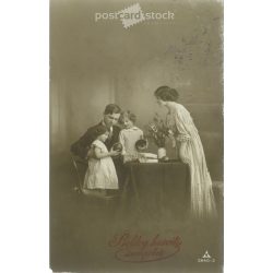   1916 - Boldog húsvéti ünnepeket! Fotólap, üdvözlőlap. (2791317)