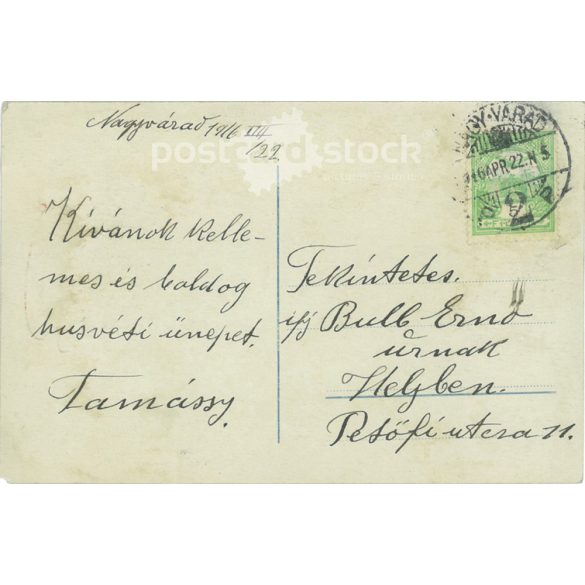 1916 - Boldog húsvéti ünnepeket! Fotólap, üdvözlőlap. (2791317)