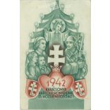 1942 - Karácsonyi üdvözlet. Üdvözlőlap. (2791332)