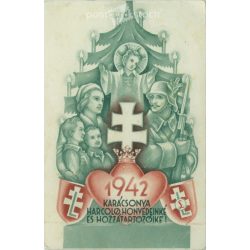 1942 - Karácsonyi üdvözlet. Üdvözlőlap. (2791332)