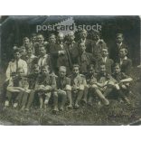 1926 - Gimnáziumi kirándulás. Csoportkép. Fotólap, képeslap. (2791335)