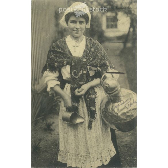 1930 - Brüsszeli tejtermék sorozat. Fotólap, képeslap. (2791345)