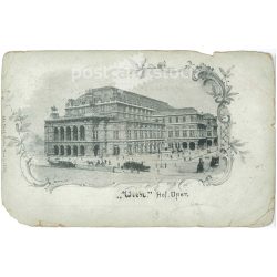  1898 - Bécsi Állami Operaház. 1936-os bélyegzéssel. Fotólap, képeslap. (2791362)