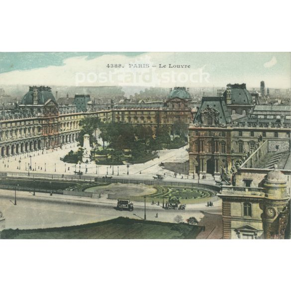 1906 - Párizs. Louvre. Színezett fotólap, képeslap. (2791386)