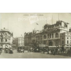   1906 - London. Piccadilly Circus. Fotólap, képeslap. (2791388)