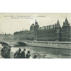   1906 - Párizs. Kereskedelmi bíróság.  Fotólap, képeslap. (2791390)
