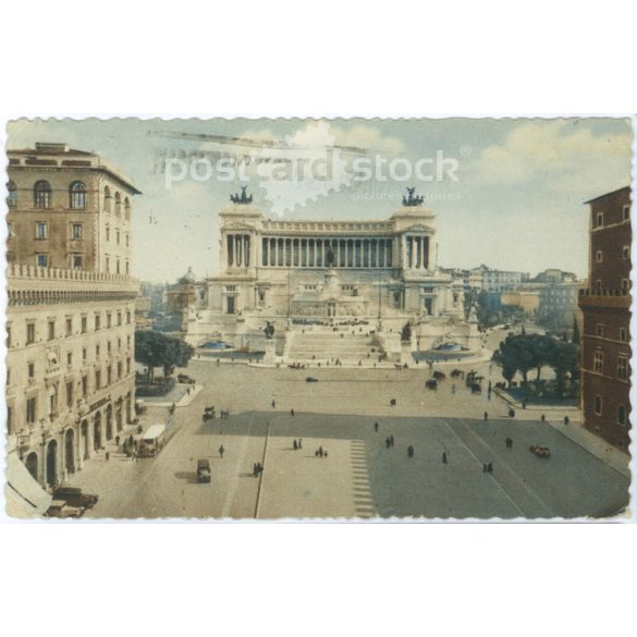1910 - Róma. Színezett fotólap, képeslap. (2791394)