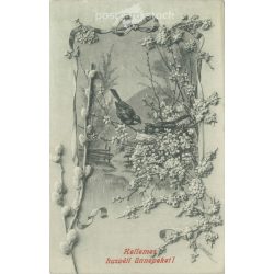   1913 - Kellemes húsvéti ünnepeket! Üdvözlőlap. (2791418)
