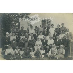   1924 - Esküvői fotó. Magyarország. Fotólap, képeslap. (2791473)