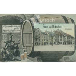 1909 - Üdvözlet Münchenből. Üdvözlőlap. (2791486)