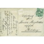 1909 - Névnapi üdvözlet. Színezett fotólap, képeslap. (2791488)