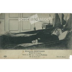   1911 – Monsieur Berteaux hadügyminiszter. Fotólap, képeslap. (2791503)