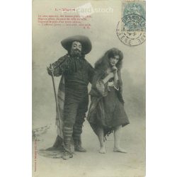   1904 - Francia „fotóregény” sorozat. Több szerző is volt. A legtermékenyebb Armand Gaboriaud vagy A.G. alias Marcel Houjan vagy M.H. Az egyes kártyák számozottak. Fotólap, képeslap. (2791512)