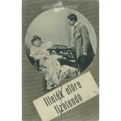   Pikáns, bordélyházi jelenet. Színezett fotólap, képeslap. (2791543)