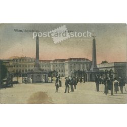   1916 – Bécs. Schönbrunn. Színezett fotólap, képeslap. (2791574)