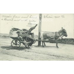   1905 - Komikus helyzetek, beállított jelenetek sorozat. Fotólap, képeslap. (2791579)