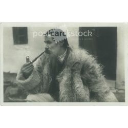  Tanyasi pásztor, gazdálkodó. Fotólap, képeslap. (2791584)