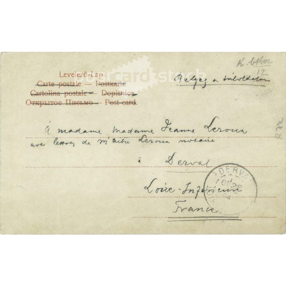 1904 - Erdélyi szászok. Színezett fotólap, képeslap. (2791585)