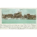1901 - Detroit látképe. Amerikai Egyesült Államok. Színezett fotólap, képeslap. (2791589)