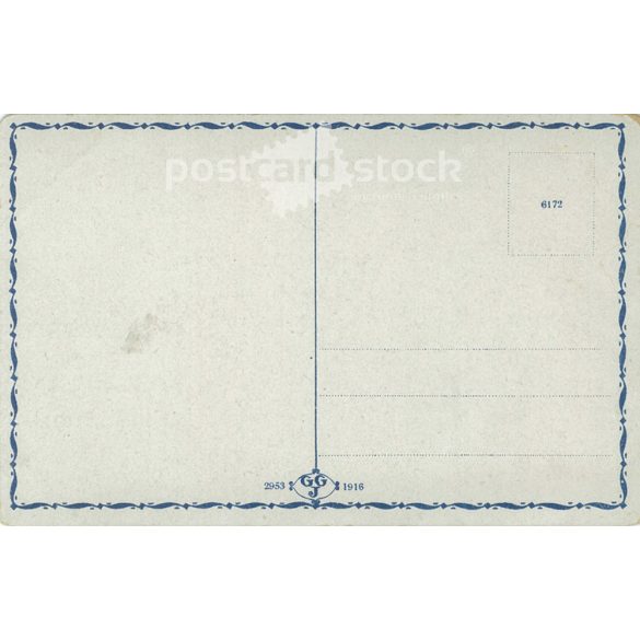 1916 - Bécs, Bécs I. Karnthnerstrasse, K.k. Hofoper / operaház. Színezett fotólap, képeslap. (2791596)