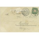 1899 - Nürnberg. Dombornyomott, aranyozott, litografált képeslap. (2791603)
