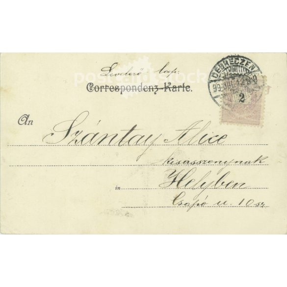 1899 - London. Litografált képeslap. (2791605)