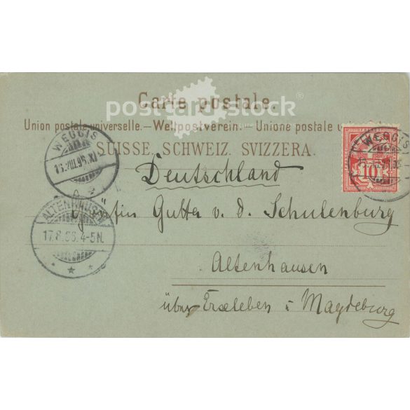 1896 - Weggis. Illusztrált képeslap. (2791606)