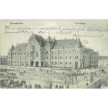 1905 - Kecskemét. Városháza. Fekete-fehér fotólap, képeslap. (2791607)