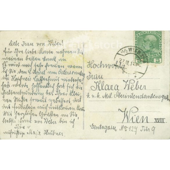 1916 - IV. Károly és Zita királyné. Képeslap. (2791608)