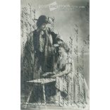 1905 - Fedák Sári, Megyaszay Vilma „János Vitéz”. Fotólap, képeslap. (2791609)