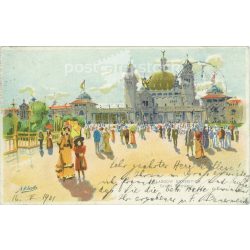 1901 - Glasgow. Litografált képeslap. (2791617)