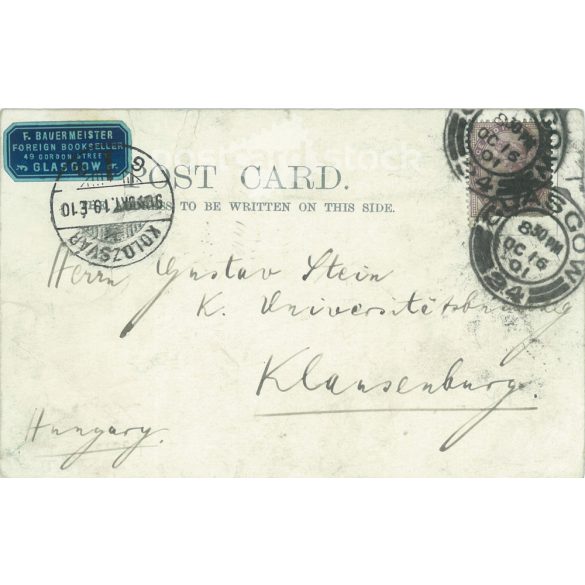 1901 - Glasgow. Litografált képeslap. (2791617)
