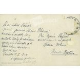 1924 - Hostýn. Szent István templom a temetőből. Színezett fotólap, képeslap. (2791621)