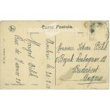 1912 - Szénválogatók a pályaudvaron. Színezett fotólap, képeslap. (2791624)