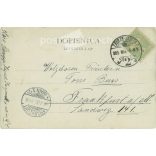 1905 - Zágráb látképe. Színezett fotólap, képeslap. (2791626)