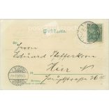 1900 - Bautzen. Üdvözlet Szászországból. Dombornyomott, aranyozott képeslap. (2791628)